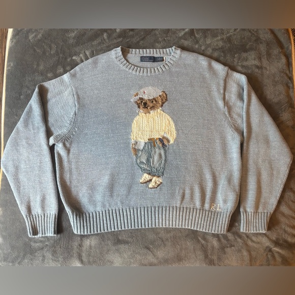 Ralph Lauren Polo Bear Sweater L - Picture 1 of 7